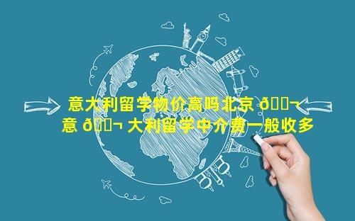 意大利留学物价高吗北京 🐬  意 🐬 大利留学中介费一般收多少